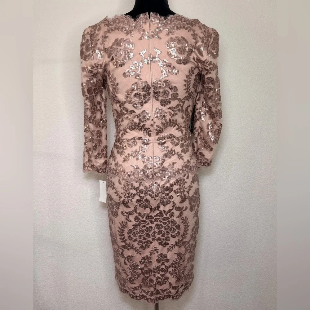 NWT Tadashi Shoji ALT1736M Lace Sequin Dress – Size 4